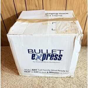 Bullet Express 8 Minute Meal Machine Maker/Mixer/Juicer New Box Damaged